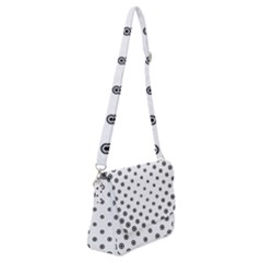 Circle Shoulder Bag With Back Zipper