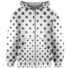 Circle Kids  Zipper Hoodie Without Drawstring by nate14shop