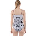 IM Fourth Dimension Black White 4 Cut Out Top Tankini Set View2