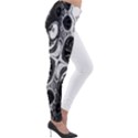 IM Fourth Dimension Black White 4 Lightweight Velour Leggings View4