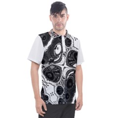 Im Fourth Dimension Black White 4 Men s Polo Tee