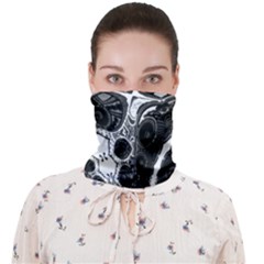 Im Fourth Dimension Black White 4 Face Covering Bandana (adult)