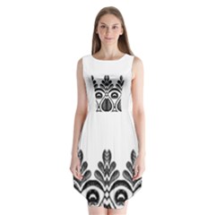 Im Fourth Dimension Black White 5 Sleeveless Chiffon Dress   by imanmulyana