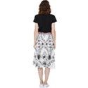 IM Fourth Dimension Black White 5 Frill Hi Low Chiffon Skirt View2