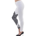 IM Fourth Dimension Black White 8 Lightweight Velour Leggings View3