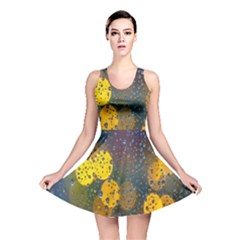  Raindrops Window Glass Reversible Skater Dress by artworkshop