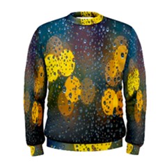  Raindrops Window Glass Men s Sweatshirt by artworkshop