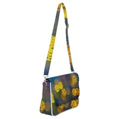  Raindrops Window Glass Shoulder Bag With Back Zipper by artworkshop