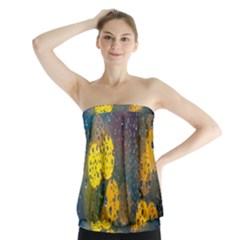  Raindrops Window Glass Strapless Top by artworkshop