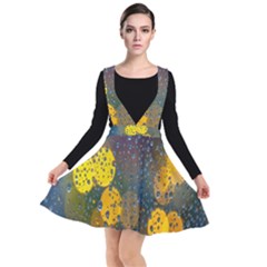  Raindrops Window Glass Plunge Pinafore Dress by artworkshop