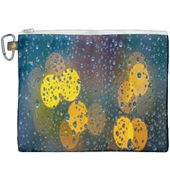  Raindrops Window Glass Canvas Cosmetic Bag (xxxl) by artworkshop