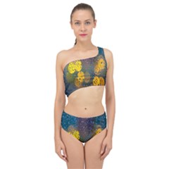  Raindrops Window Glass Spliced Up Two Piece Swimsuit by artworkshop