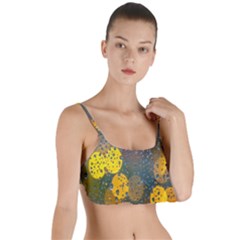  Raindrops Window Glass Layered Top Bikini Top  by artworkshop