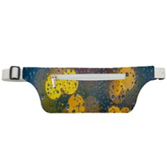  Raindrops Window Glass Active Waist Bag by artworkshop