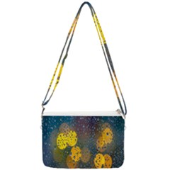  Raindrops Window Glass Double Gusset Crossbody Bag by artworkshop