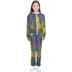  Raindrops Window Glass Kids  Tracksuit by artworkshop