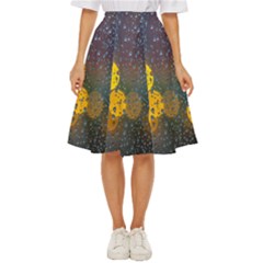  Raindrops Window Glass Classic Short Skirt