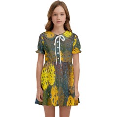  Raindrops Window Glass Kids  Sweet Collar Dress by artworkshop