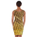 Chain Link Fence Sunset Wire Steel Fence Wrap Front Bodycon Dress View2