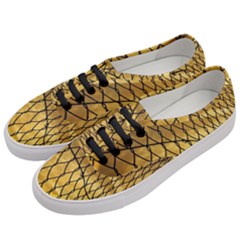 Chain Link Fence Sunset Wire Steel Fence Women s Classic Low Top Sneakers by artworkshop