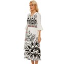 IM Fourth Dimension Black White 10 Midsummer Wrap Dress View2