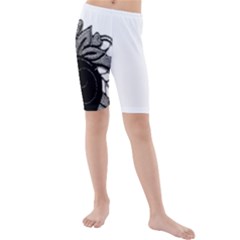 Im Fourth Dimension Black White 11 Kids  Mid Length Swim Shorts