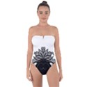 IM Fourth Dimension Black White 11 Tie Back One Piece Swimsuit View1