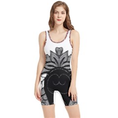 Im Fourth Dimension Black White 11 Women s Wrestling Singlet by imanmulyana