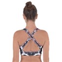 IM Fourth Dimension Black White 12 Cross Back Sports Bra View2