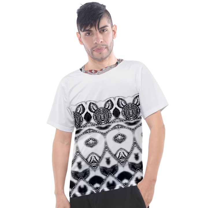 IM Fourth Dimension Black White 12 Men s Sport Top