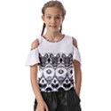 IM Fourth Dimension Black White 12 Kids  Butterfly Cutout Tee View1