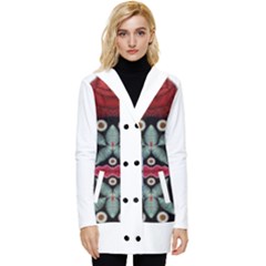 Im Fourth Dimension Colour 1 Button Up Hooded Coat 