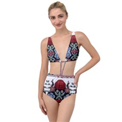 Im Fourth Dimension Colour 1 Tied Up Two Piece Swimsuit