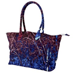 Autumn Fractal Forest Background Canvas Shoulder Bag by Amaryn4rt