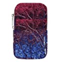 Autumn Fractal Forest Background Waist Pouch (Large) View1