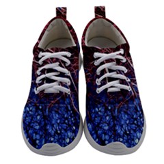 Autumn Fractal Forest Background Athletic Shoes by Amaryn4rt