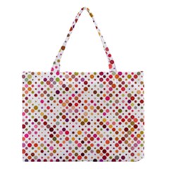 Colorful-polkadot Medium Tote Bag