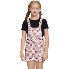 Colorful-polkadot Kids  Short Overalls by nate14shop