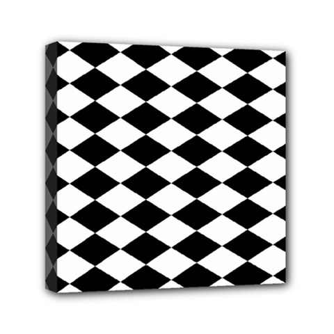 Diamond Mini Canvas 6  X 6  (stretched) by nate14shop