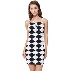 Diamond Summer Tie Front Dress