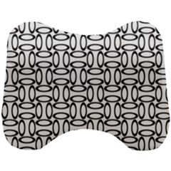 Ellipse-pattern Head Support Cushion