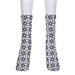 Ellipse-pattern Crew Socks