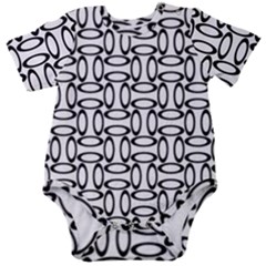 Ellipse-pattern Baby Short Sleeve Onesie Bodysuit by nate14shop