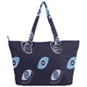 Eyes Evil Eye Blue Pattern Design Full Print Shoulder Bag View2