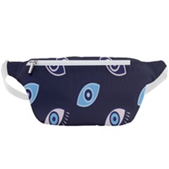 Eyes Evil Eye Blue Pattern Design Waist Bag  by artworkshop