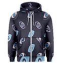 Eyes Evil Eye Blue Pattern Design Men s Zipper Hoodie View1