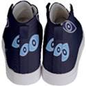 Eyes Evil Eye Blue Pattern Design Kids  Hi-Top Skate Sneakers View4