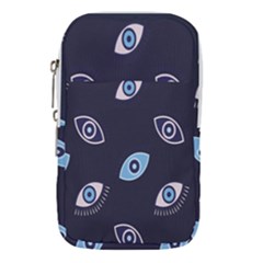 Eyes Evil Eye Blue Pattern Design Waist Pouch (large) by artworkshop