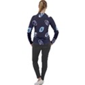 Eyes Evil Eye Blue Pattern Design Women s Pique Long Sleeve Tee View2