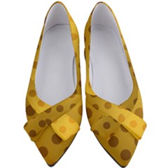 Gold-polkadots Women s Bow Heels by nate14shop